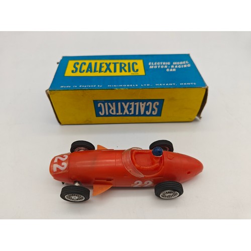 90 - Four Early Scalex Models of Ferrari and Maserati Grand Prix Cars, One Scalextric Maserati (5)Four ea... 