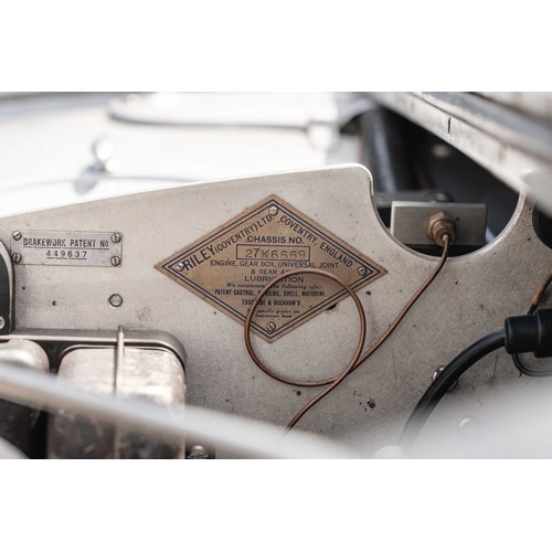 414 - 1937 Riley 1.5 Litre Kestrel                           Registration Number: ATR 718Chassis Number: 2... 