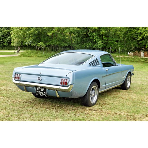 420 - 1965 Ford Mustang 289 Fastback                  Registration: KHH 798CChassis Number: 5R09C256048Rec... 