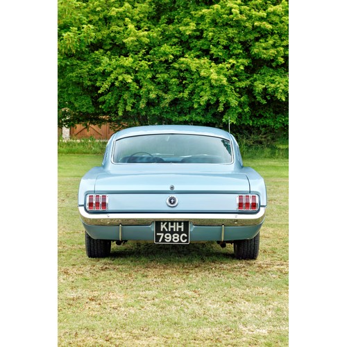 420 - 1965 Ford Mustang 289 Fastback                  Registration: KHH 798CChassis Number: 5R09C256048Rec... 