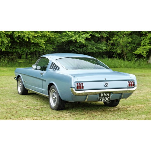 420 - 1965 Ford Mustang 289 Fastback                  Registration: KHH 798CChassis Number: 5R09C256048Rec... 