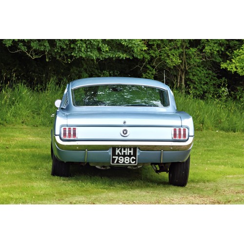 420 - 1965 Ford Mustang 289 Fastback                  Registration: KHH 798CChassis Number: 5R09C256048Rec... 