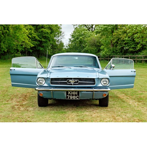 420 - 1965 Ford Mustang 289 Fastback                  Registration: KHH 798CChassis Number: 5R09C256048Rec... 