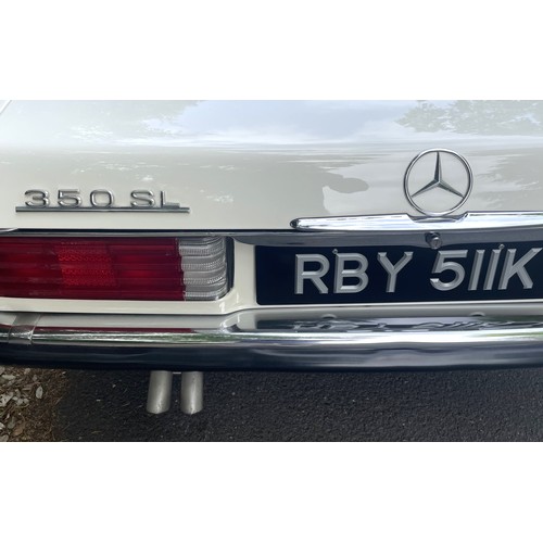 430 - 1972 Mercedes-Benz 350SL                           Registration Number: RBY 511KChassis Number: 1070... 