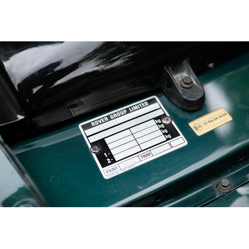 404 - 1993 MG RV8                                                Registration Number: L123 LHJChassis Numb... 