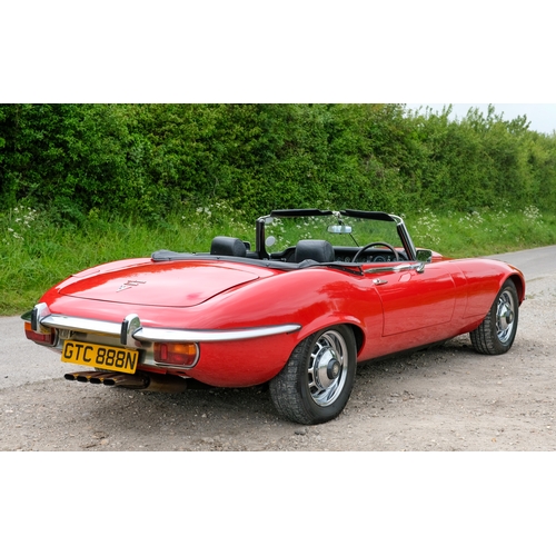 416 - 1975 Jaguar E-Type Series III V12 Roadster     Registration Number: GTC 888NChassis Number: 1 S 2488... 