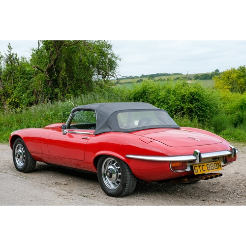 416 - 1975 Jaguar E-Type Series III V12 Roadster     Registration Number: GTC 888NChassis Number: 1 S 2488... 