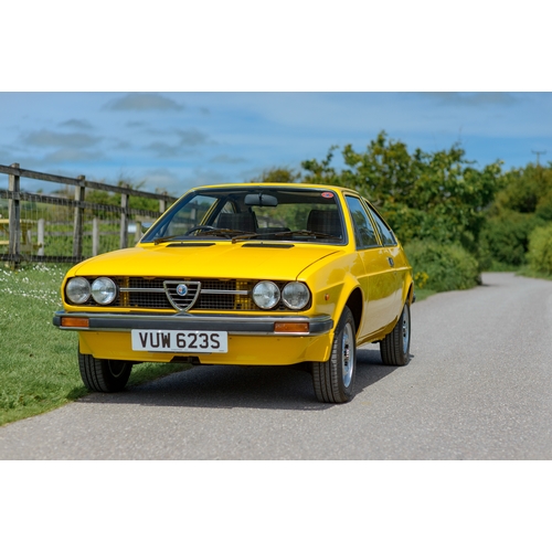 402 - 1978 Alfa Romeo Alfasud Sprint           Registration Number: VUW 6235Chassis Number: TBARecorded Mi... 