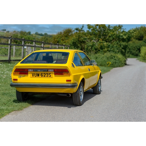 402 - 1978 Alfa Romeo Alfasud Sprint           Registration Number: VUW 6235Chassis Number: TBARecorded Mi... 