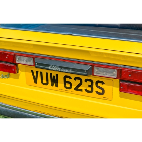 402 - 1978 Alfa Romeo Alfasud Sprint           Registration Number: VUW 6235Chassis Number: TBARecorded Mi... 
