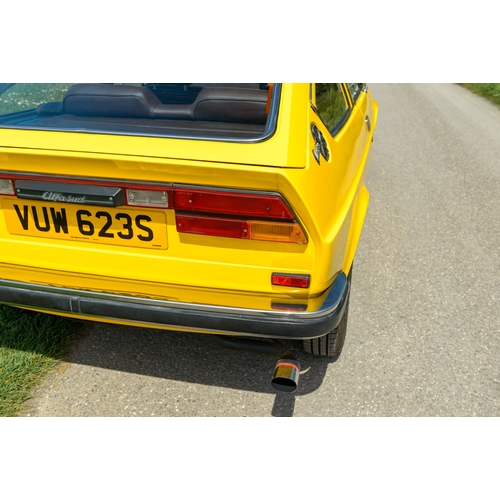 402 - 1978 Alfa Romeo Alfasud Sprint           Registration Number: VUW 6235Chassis Number: TBARecorded Mi... 