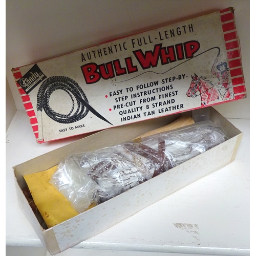 163 - A Bull Whip making kit, by Tandy Leather Company