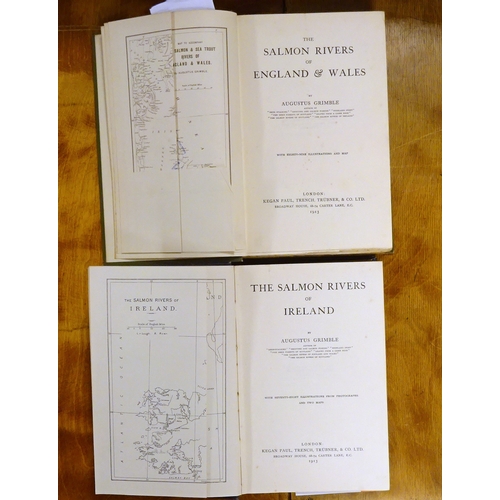 262 - Two books, The salmon rivers of England & Wales and The salmon rivers of Ireland.