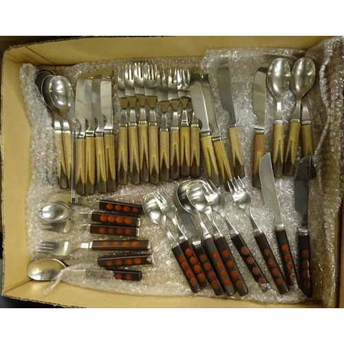 382 - A 38 piece Denby Arabesque & Romany collectors cutlery.