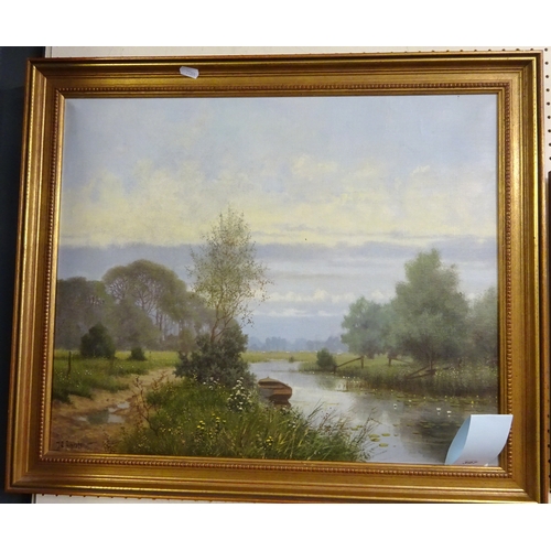 397 - Joanna Dorothea Alberts oil on canvas.