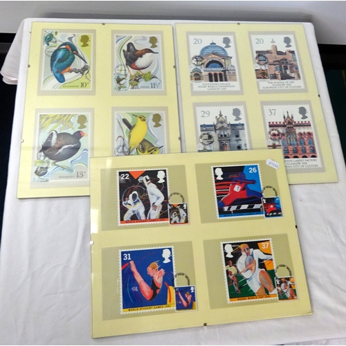 414 - A quantity of stamps, cigarette cards etc.