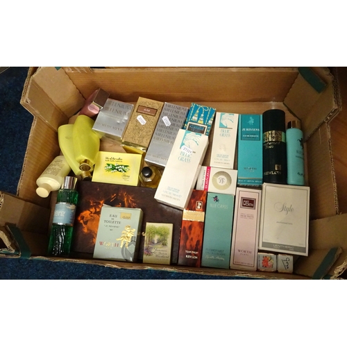 416 - A quantity of perfumes, talcs etc.