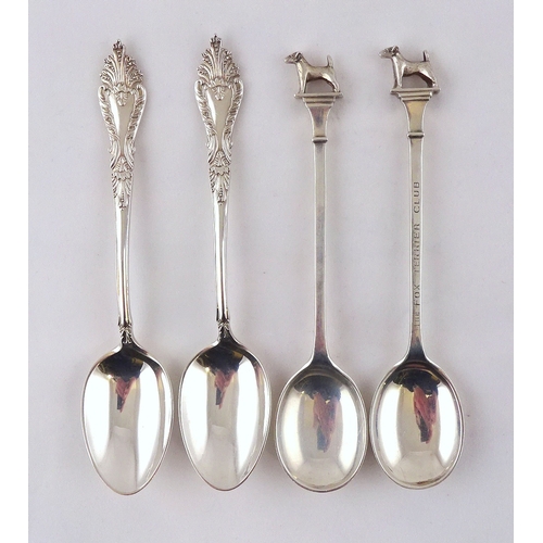 78 - A set of six silver teaspoons 