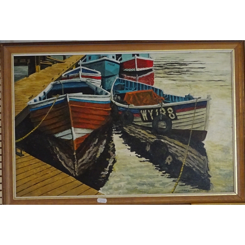 40 - Harley Crossley oil on canvas, Mountain lake scene.