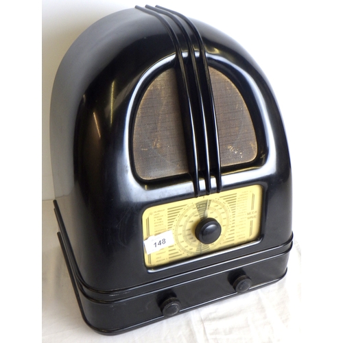 148 - A Philco Model 444 wireless radio c1936.  Sold as a decorative item only.