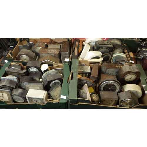 178 - A collection of electric and other clocks including Bakelite and plastic cased examples, Smiths, Wes... 