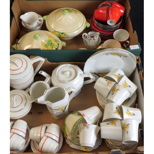 188 - Teawares incl Art Deco influence, Noritake etc (2)