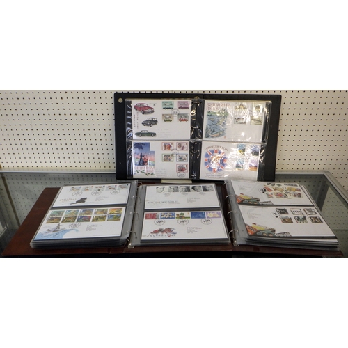 434 - Stamps: Three folders of misc first day covers etc.