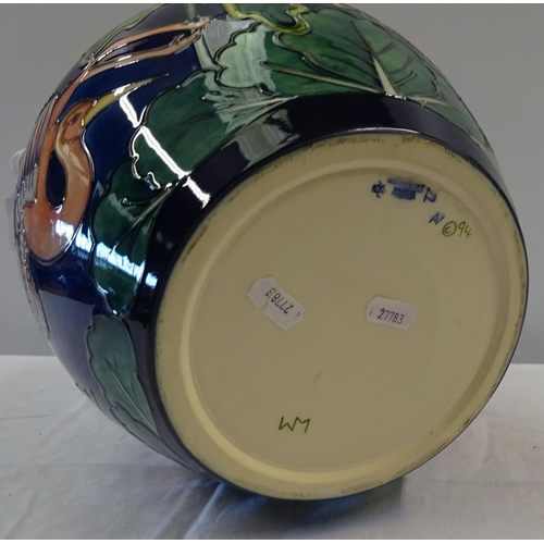 115 - A large Moorcroft two handled Kyoto vase 32cm high.