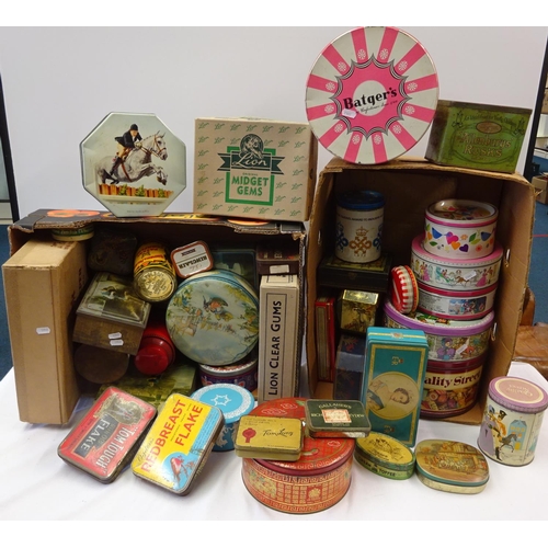 75 - A large collection of advertising tins and boxes (3).