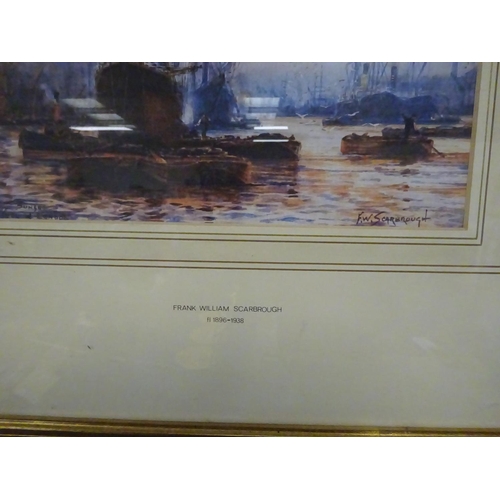 44 - Frank William Scarborough: Two framed prints 50 x 43cm & 45 x 66 cm 