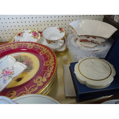 50 - A Royal Albert part tea service together with further ceramics to include Masons Shelley, modern Roy... 