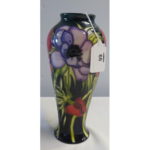 99 - A Moorcroft floral vase 2002 20cm tall.