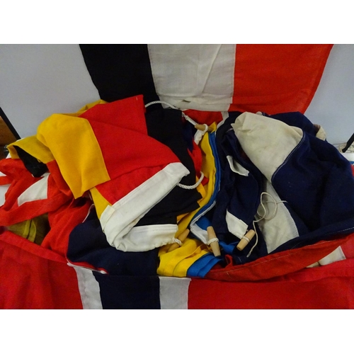 162 - A quantity of various flags.