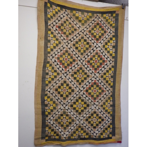 22 - Various patchwork quilts and panels