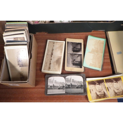 61 - A qty of stereoscope viewer cards.