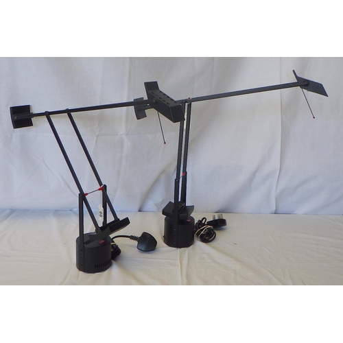 66 - A pair of Artimede Tizio Micro task lamps