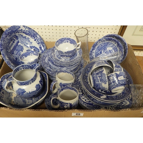 69 - Spode Italian tableware etc