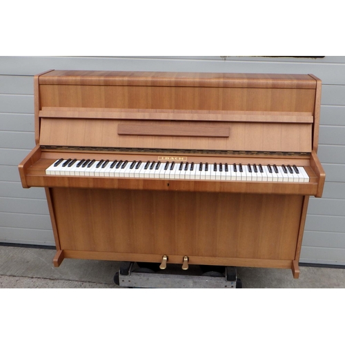 732 - An Ibach walnut cased upright piano