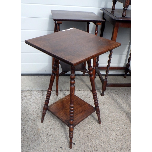 763 - Nine various occasional tables