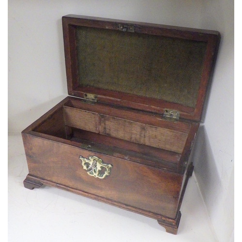 244 - A 19th cent tea caddy