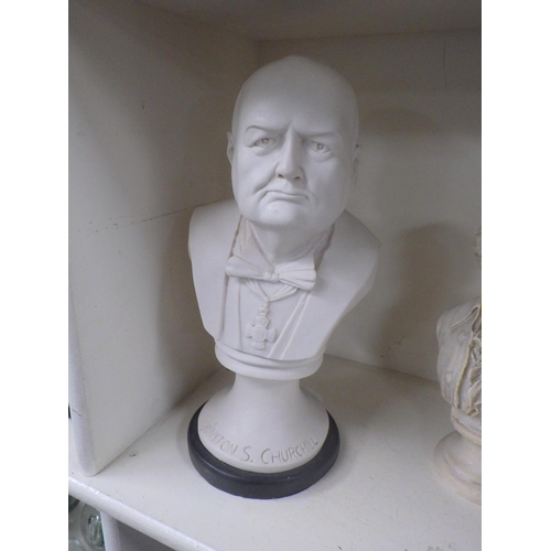 251 - A Winston Churchill bust 32cm tall.