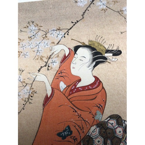 149 - An Oriental picture 20 x 30cm