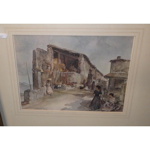 57 - Two pencil signed Russell Flint prints 61 x 51cm together with a Vernon Ward print 65 x50cm (3).