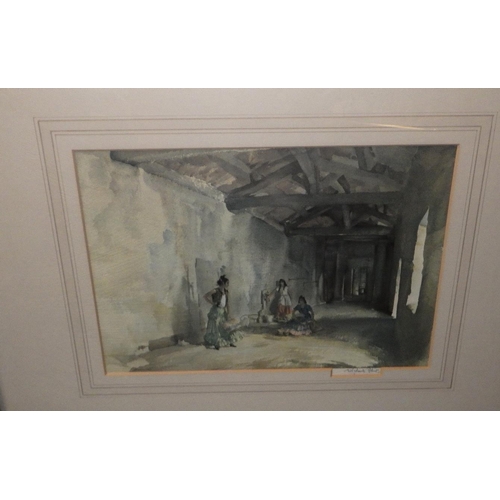 57 - Two pencil signed Russell Flint prints 61 x 51cm together with a Vernon Ward print 65 x50cm (3).