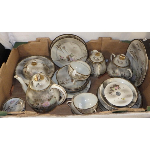 170 - A large Japanese tea set together with further similar ceramics (2).