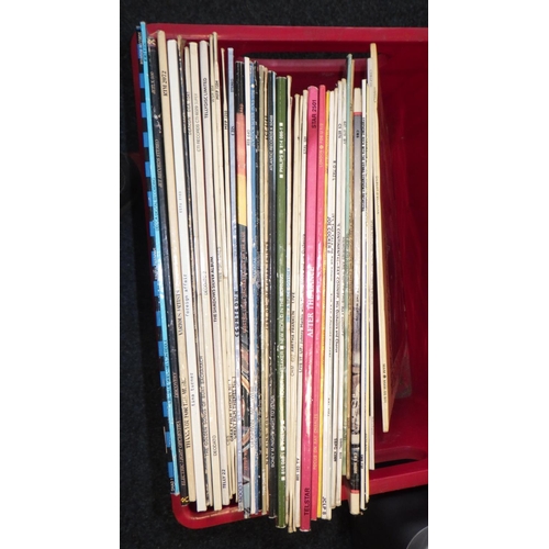 492 - A qty of misc Lps to include ELO, Beatles, Shadows etc (2)