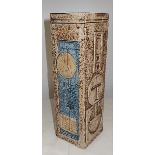 533 - A Troika rectangular vase 22cm