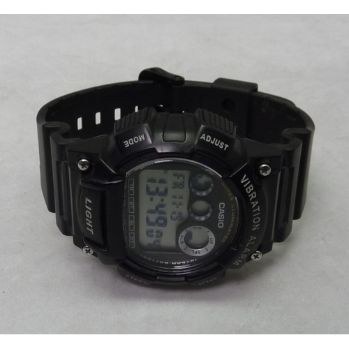 378 - A Casio G-Shock W-735H digital chronograph watch, 45mm across the case.  In original presentation ti... 