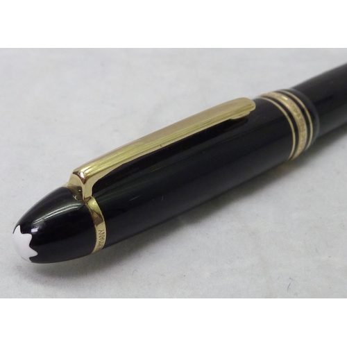 384 - A Montblanc Meisterstuck No146 fountain pen, no box or papers.