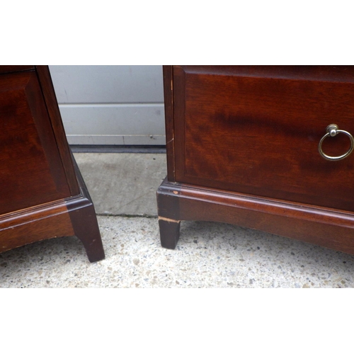 609 - A Stag Minstrel dressing chest, chest of drawers and bedside chest (3)